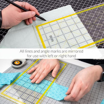 Breman Precision Quilting Rulers – 6x18 Inch Clear Acrylic Rulers - Image 4
