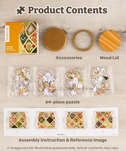 PieceRelax 3D Puzzle Jar 64 Plastic Pieces - Image 6
