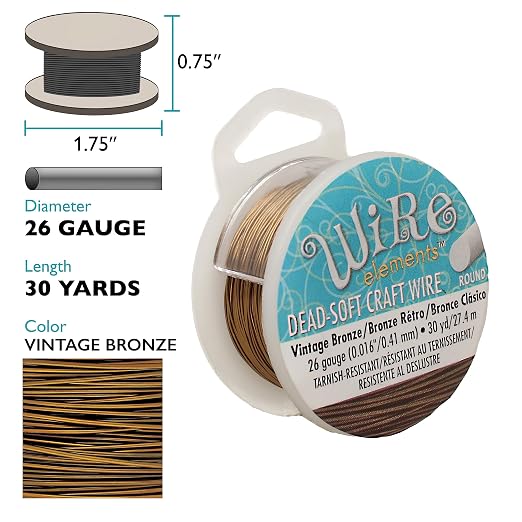 The Beadsmith Wire Elements Craft Wire – Tarnish Resistant, Soft Temper - Image 2