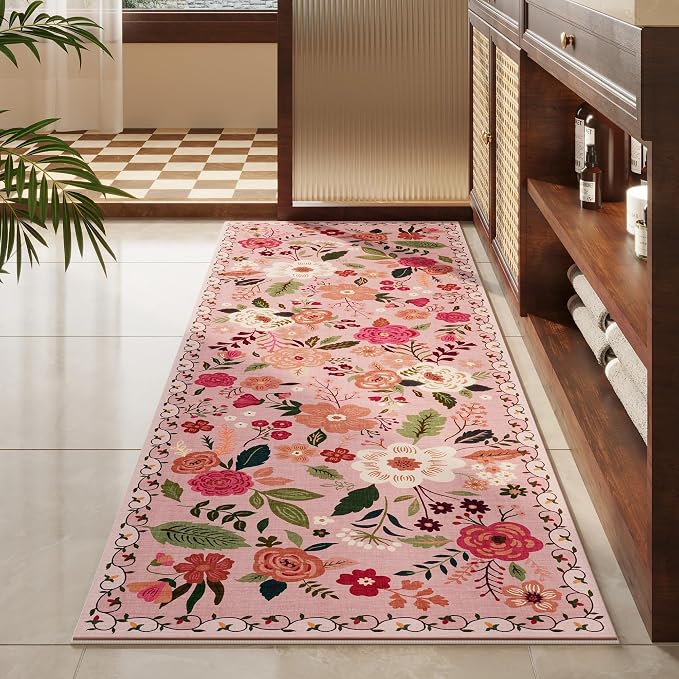 Rugcomf Runners for Hallways Kitchen Runner Rug Non Slip 2'x 10' Long Washable - Image 7