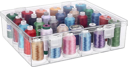 New brothread Pack of 2 Tall and Clear Storage Box/Organizer - Image 6