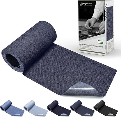 KING MOUNTAIN Iron-on Repair Patch, Jeans and Clothing Repair and Decoration Kit by ForABetterHomeLife