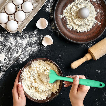 Silicone Spatula 3-piece Set, Ergonomic Handle High Heat-Resistant Spatulas - Image 5