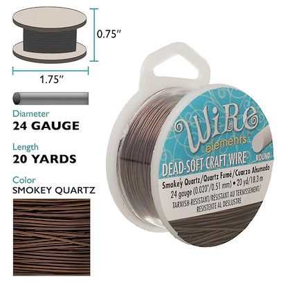 The Beadsmith Wire Elements Craft Wire – Tarnish Resistant, Soft Temper - Image 2
