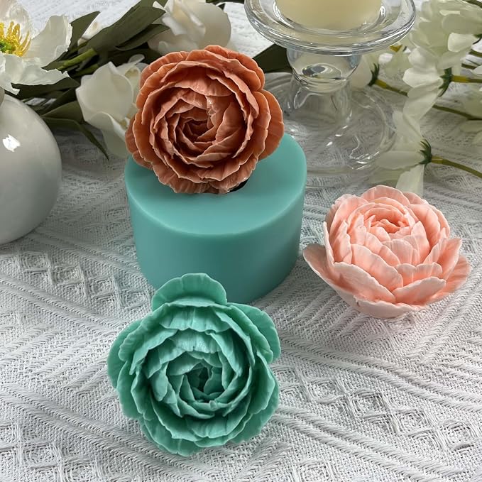 Blossom 3D Flower Crystal Epoxy Mold, Flower Resin Silicone Molds, Decorated - Image 4
