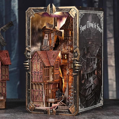 Book Nook Kit - DIY Miniature House Dollhouse Kit - Image 8