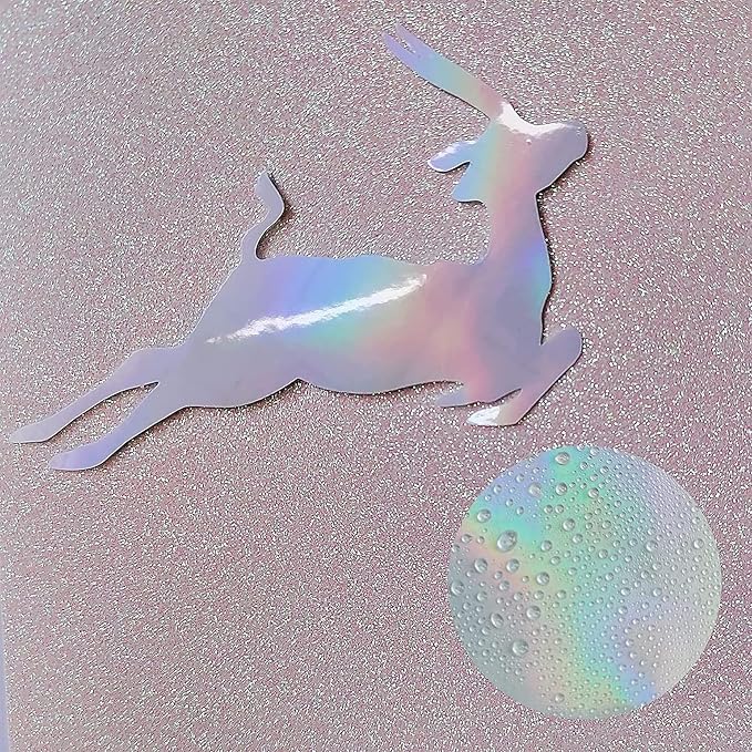 36 Sheets Holographic Sticker Paper Clear Vinyl Sheets Self-Adhesive Overlay - Image 5