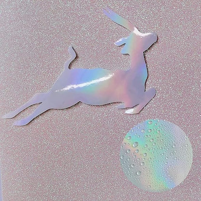 36 Sheets Holographic Sticker Paper Clear Vinyl Sheets Self-Adhesive Overlay - Image 5