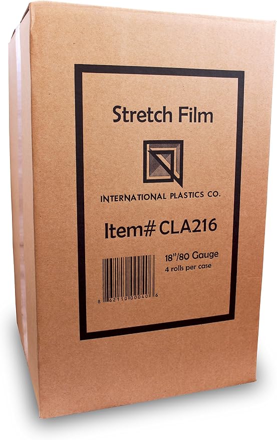 International Plastics Co. 18" Stretch Film/Wrap 1500 feet 7 Layers 80 Gauge - Image 9