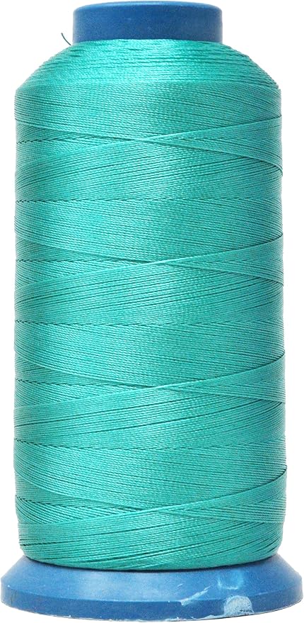 Mandala Crafts Bonded Nylon Thread Turquoise Heavy Duty Sewing Threads by MandalaCrafts