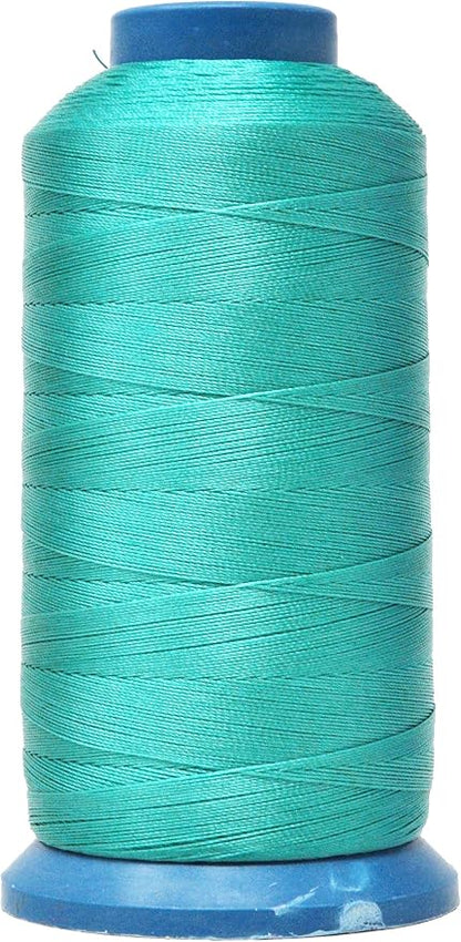 Mandala Crafts Bonded Nylon Thread Turquoise Heavy Duty Sewing Threads by MandalaCrafts