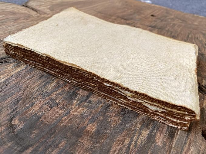Wanderings Handmade Vintage Deckle Edge Blank Paper by Wanderings