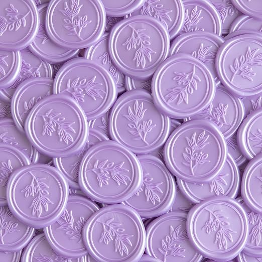 PONATIA Lilac Wax Seal Stickers - Image 3