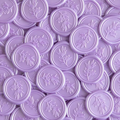 PONATIA Lilac Wax Seal Stickers - Image 3