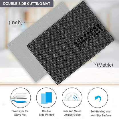 Headley Tools Thickened 36 x 48 Inch Self Healing Sewing Cutting Mat, A0 Rotary - Image 4