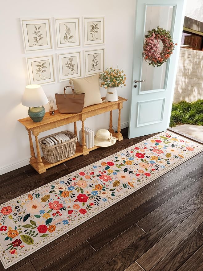 Rugcomf Runners for Hallways Kitchen Runner Rug Non Slip 2'x 10' Long Washable by Rugcomf