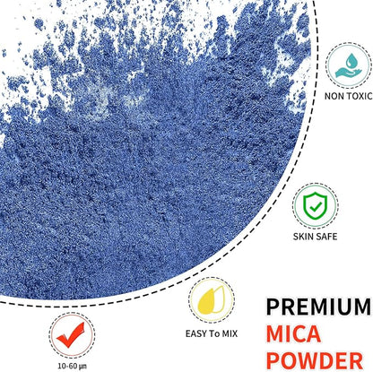 Mica Powder - 100g Mica Powder for Epoxy Resin - Metallic Color Pigment for - Image 2