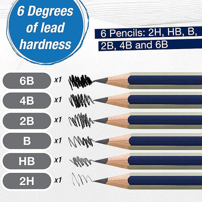 Faber-Castell Graphite Sketch Pencil Set - Image 3