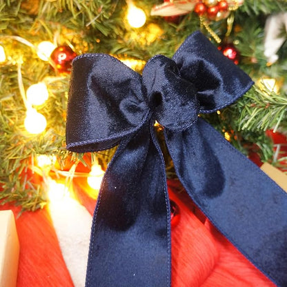 Navy Velvet Ribbon 2.5 Inch x 10 Yards - Image 8