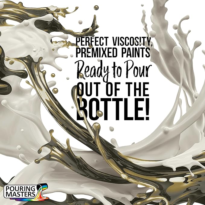 Pouring Masters Gold/Silver Iridescent Special Effects Acrylic Pouring Paint - Image 2