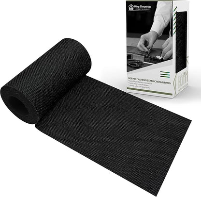 King Mountain Premium Linen Fabric Iron-on Repair Patch, Inside&Outside Fabric by ForABetterHomeLife