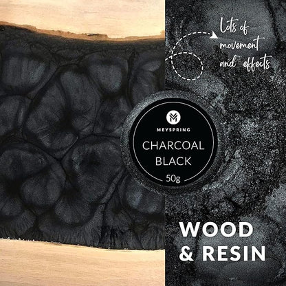 MEYSPRING Charcoal Black Mica Powder - Image 5