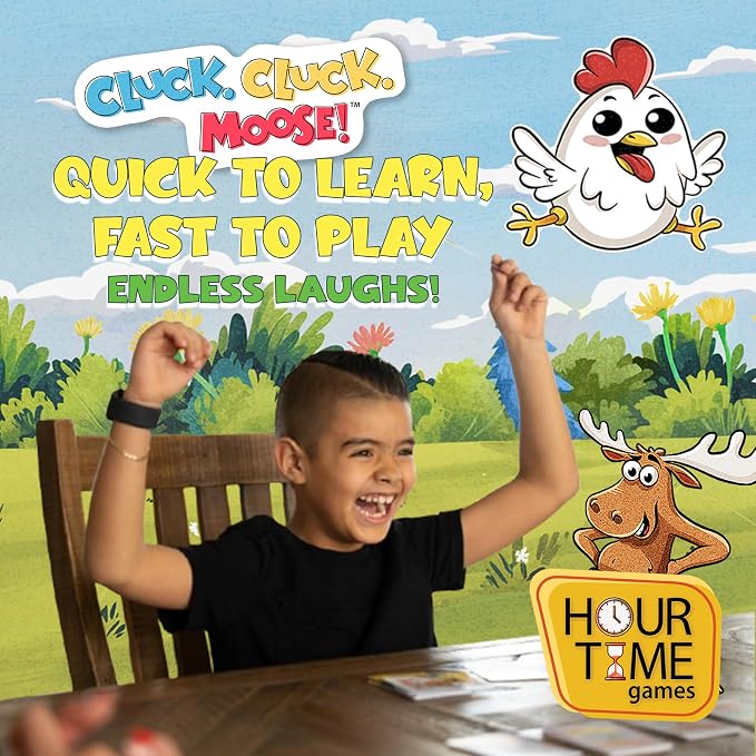 Hour Time Games Cluck Cluck Moose – Hilarious Animal-Themed Card Game - Image 4