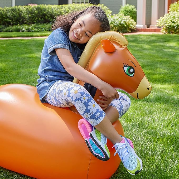 HearthSong Hop 'n Go Inflatable Bouncing Ride-On, Outdoor Play, Ages 5 and Up - Image 7