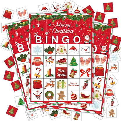 Christmas Bingo Game, Christmas Bingo Games by Disfuco