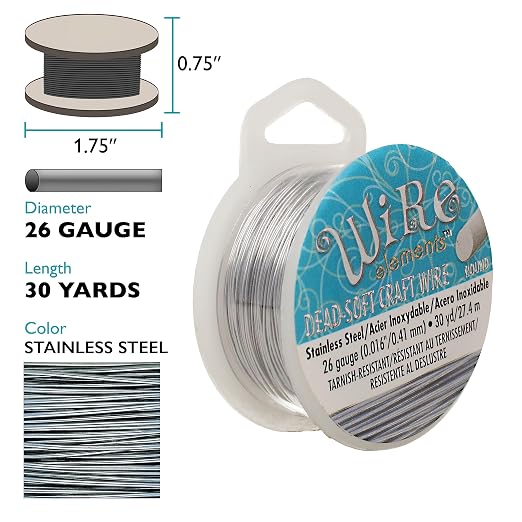 The Beadsmith Wire Elements Craft Wire – Tarnish Resistant, Soft Temper - Image 2