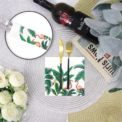 80-Pack Napkins Disposable Paper Towel Cocktail Dinner Party Decoration - Image 7