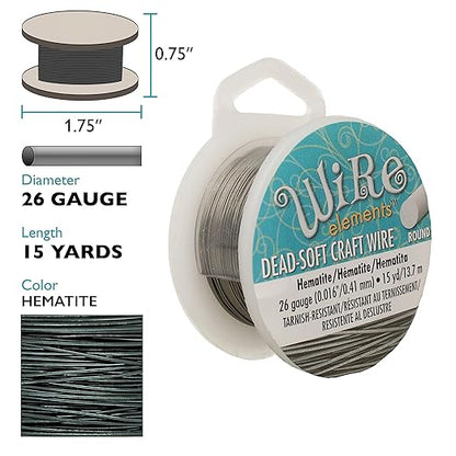 The Beadsmith Wire Elements Craft Wire – Tarnish Resistant, Soft Temper - Image 2