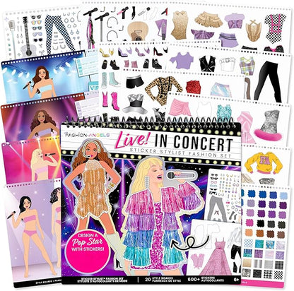 Fashion Angels Live! in Concert Sticker Stylist Fashion Set, Includes Concert by FashionAngels