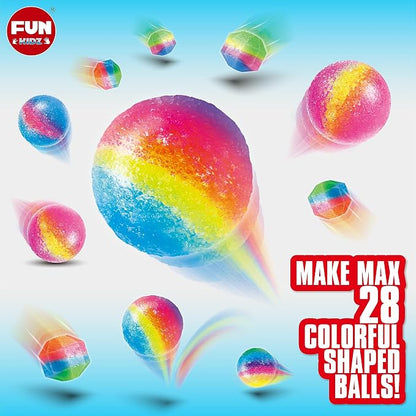 Big Bouncy Ball Kit for Kids, FunKidz DIY Ultimate Magic Bouncy Balls Making - Image 4