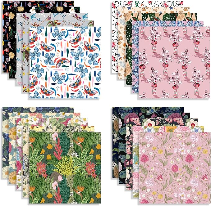 Origami Paper Kit 100 Sheets 6 Inch Square Double Sided Color 20 Vivid Colors - Image 2