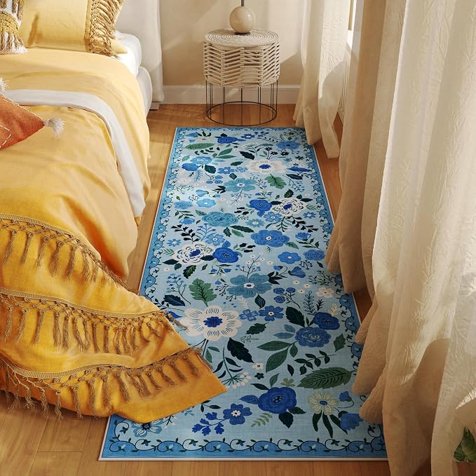 Rugcomf Runner Rug for Hallways Kitchen Rug Non Slip 2'x 6' Washable Runner Rugs - Image 5