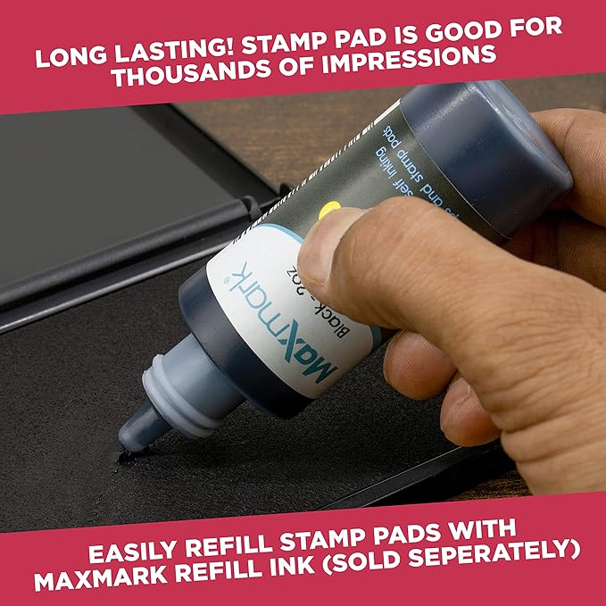 Large Premium Black Ink Stamp Pad - Image 5