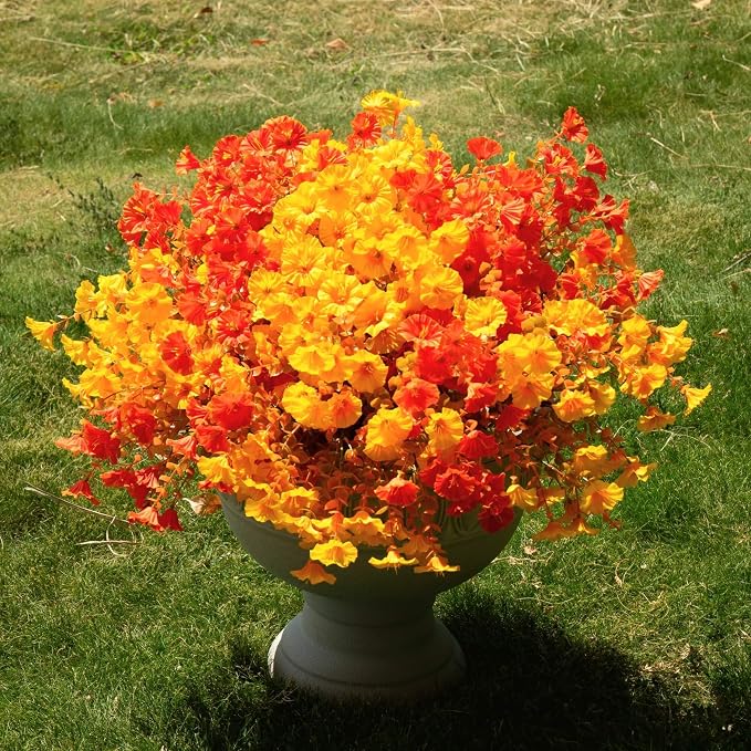 16 Bundles Fall Mums Artificial Flowers - Image 5