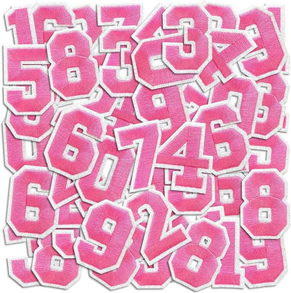Number Iron On Patches, Numbers 0-9 Embroidery Applique Patch, DIY Decorative by Cazzon