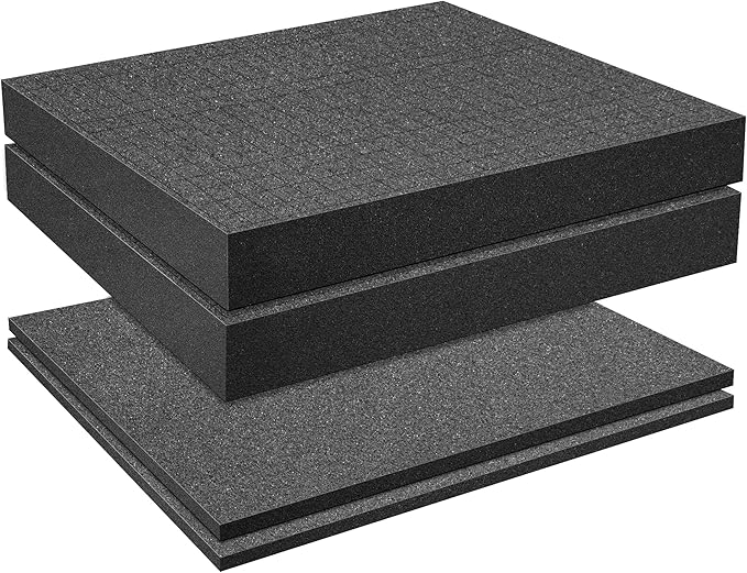 DECOHS 4 PCS Pick Apart Foam Insert- 2 Size Pick and Pluck Foam- Pluck Pre Cube by DECOHS