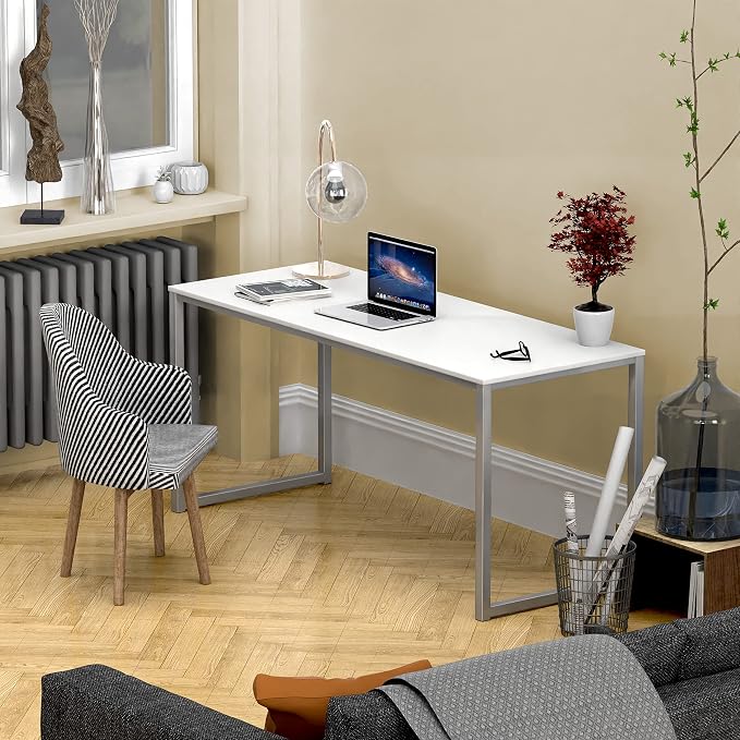SHW Mission 55-Inch Home Office Computer Desk - Image 2