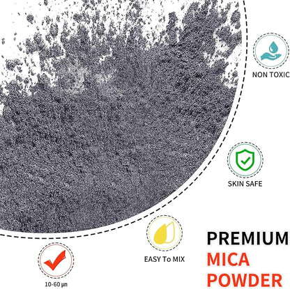 Mica Powder - 100g Mica Powder for Epoxy Resin - Metallic Color Pigment for - Image 2