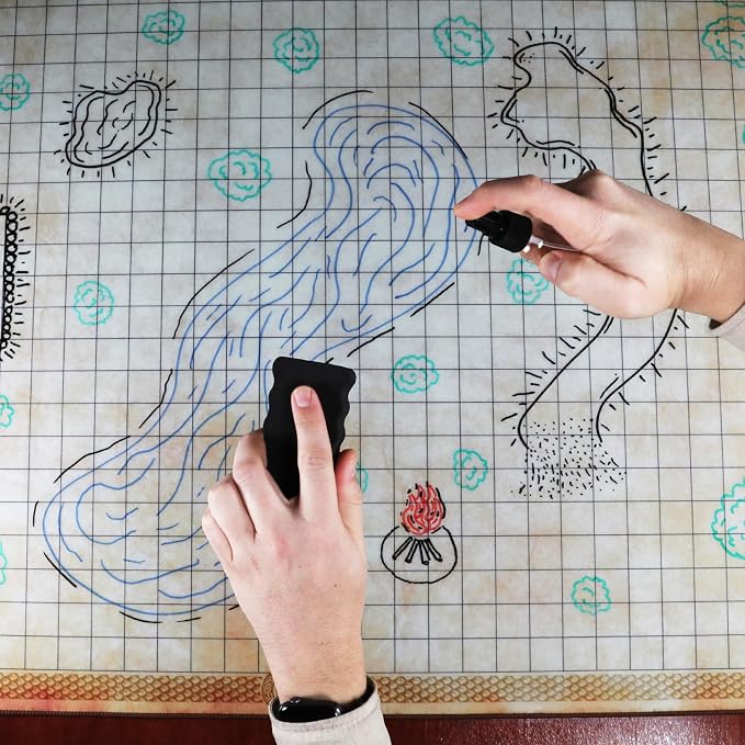 ENHANCE Deluxe RPG Grid Mat - Image 5