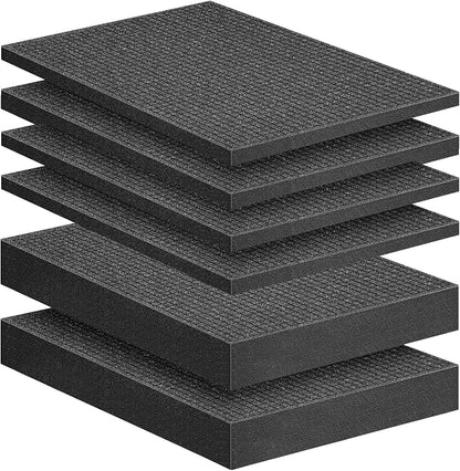 DECOHS 6 Pcs Pick Apart Foam Inserts- 2 Size Pick and Pluck Foam Sheets- Pluck by DECOHS