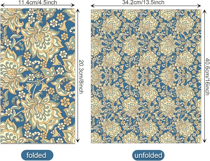 100Pcs William Morris Paper Napkins Disposable Paper Floral Vintage Napkins - Image 2
