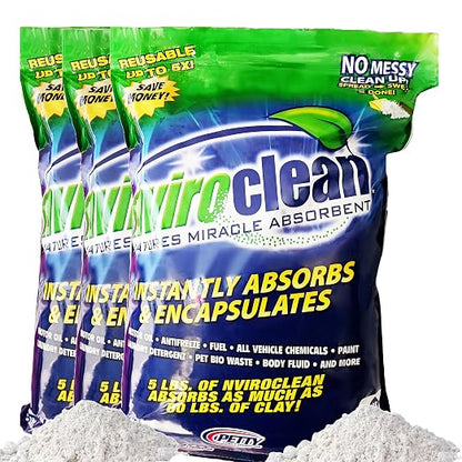 5 LB - Absorbs up to 180 LBS! Spill Absorbent & Encapsulant - Image 2