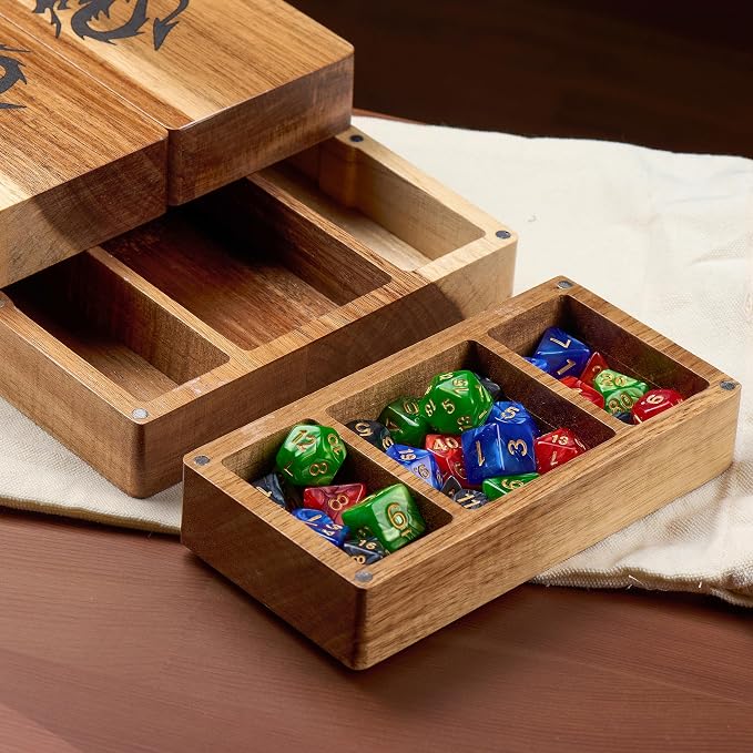 Wooden Magnetic Dice Tower - Image 9
