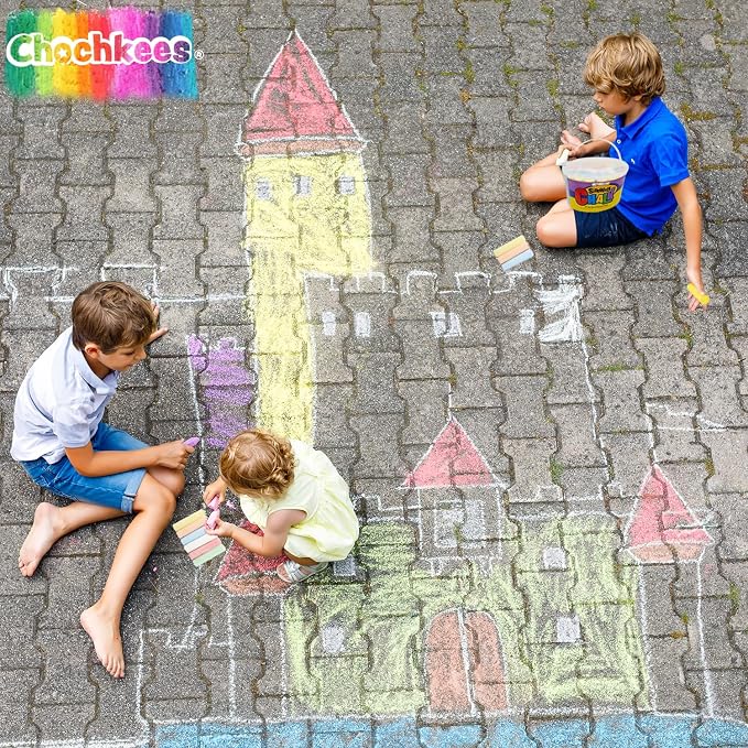 72 Jumbo Sidewalk Chalk, Jumbo chalk great - Image 5