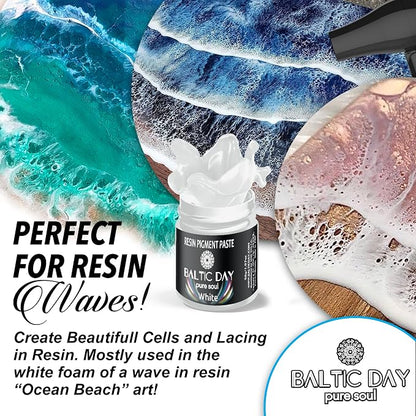 BALTIC DAY 50 Color Epoxy Pigment Paste Set – Opaque Resin Colorant, High - Image 2