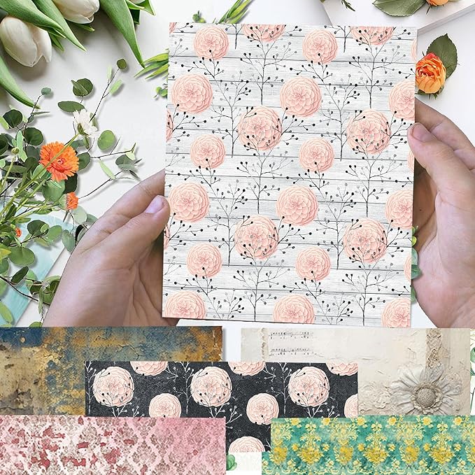 Scrapbook Paper 12x12 inch, 24 Sheets DIY Origami Decorative Craft, Double - Image 4